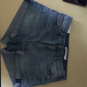 Garage jean shorts